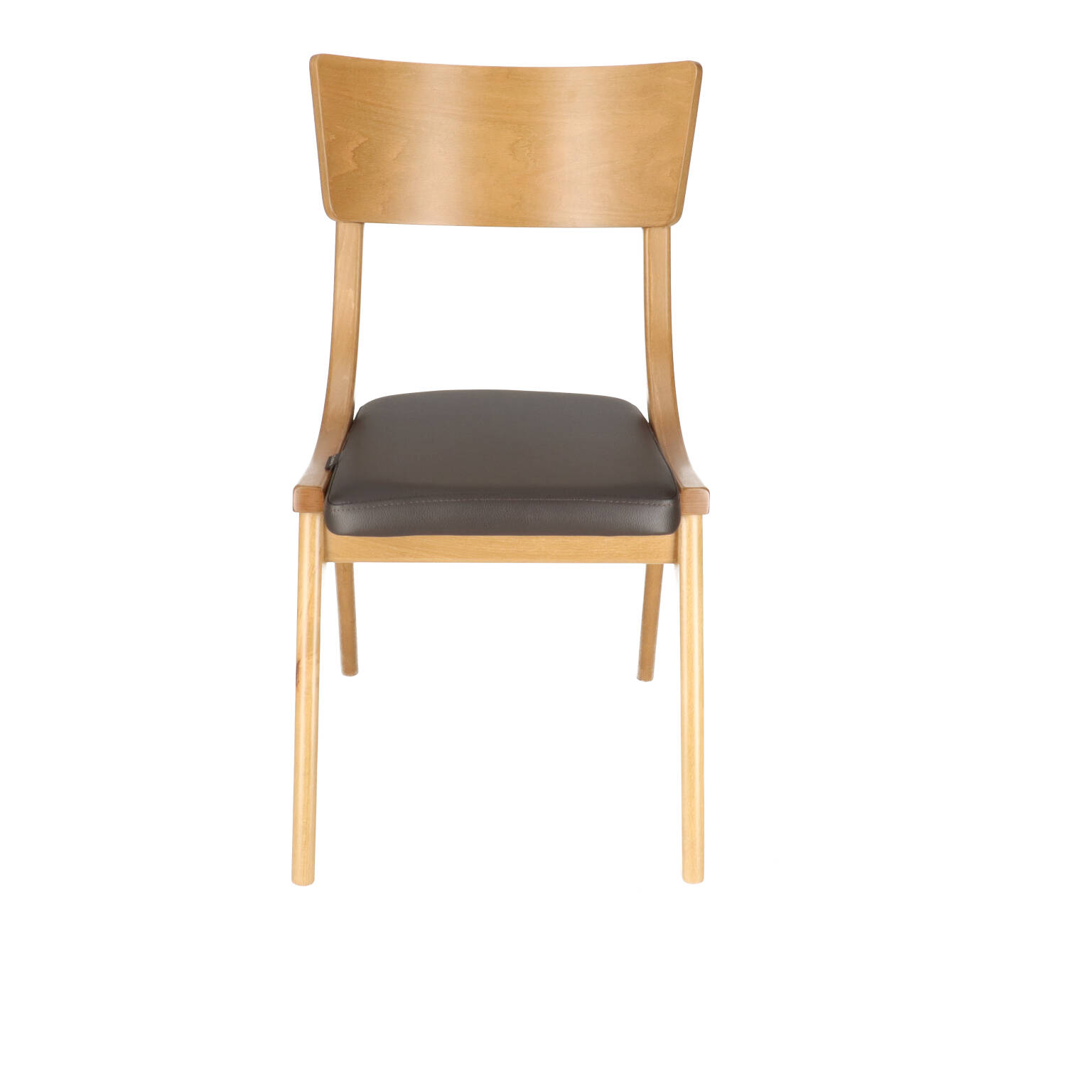 IC AURA OAK Brown design, elegant Wooden indoor chair